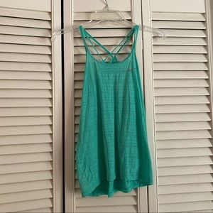 Nike mint green Strappy Tank Top
